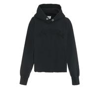 Maison Margiela - Sweat à capuche en molleton de coton - Femme - Sweatshirts et sweats à capuche - Gris - Taille: 40 FR