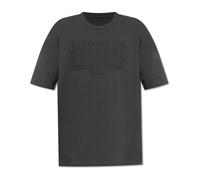 Maison Margiela - T-shirt avec logo - Homme - Tops - Gris - Taille: L