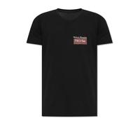 Maison Margiela - T-shirt avec logo - Homme - Tops - Noir - Taille: L