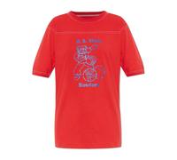 Maison Margiela - T-Shirt Imprimé - Femme - Tops - Rouge - Taille: 42 FR
