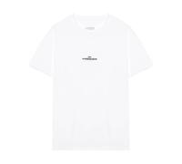 Maison Margiela - T-shirt Logo Inversé - Homme - Tops - Blanc - Taille: L