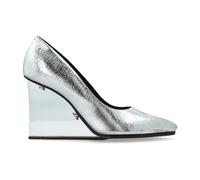 Maison Margiela - Tabi Plexi Claw Wedge - Femme - Chaussures - Gris - Taille: 40 EU