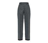 Maison Margiela - Straight Pantalons - Femme - Pantalons - Gris - Taille: 32 FR