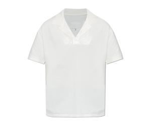 Maison Margiela - Taped Polo - Homme - Tops - Blanc - Taille: L