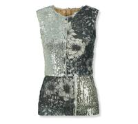 Maison Margiela - Top Floreale Paillettes - Femme - Tops - Multicolore - Taille: 38 FR