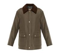 Maison Margiela - Veste avec col en fourrure - Homme - Vestes - Vert - Taille: S