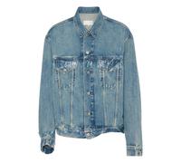 Maison Margiela - Veste en jean à bandes - Homme - Vestes - Bleu - Taille: M