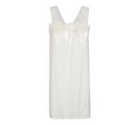Maison Margiela - White Silk Slip Dress - Femme - Robes - Beige - Taille: 36 FR