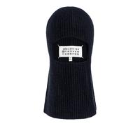 Maison Margiela - Wool Balaclava - Femme - Accessoires - Bleu - Taille: M