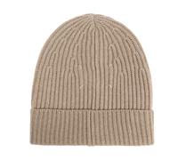 Maison Margiela - Wool Beanie - Homme - Accessoires - Beige - Taille: M