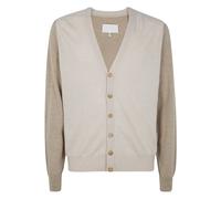 Maison Margiela - Wool Knit Cardigan - Homme - Pulls - Beige - Taille: M