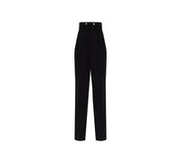 Maison Margiela - Wool Pantalons - Femme - Pantalons - Noir - Taille: 36 FR