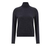 Maison Margiela - Wool Turtleneck Sweater - Femme - Pulls - Bleu - Taille: 42 FR