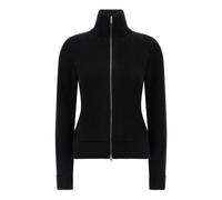 Maison Margiela - Wool Zipped Cardigan - Femme - Pulls - Noir - Taille: 36 FR