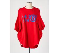 maison martin margiela tee-shirts et débardeurs femme de couleur rouge