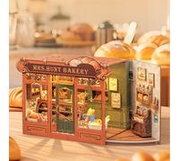 Maison Miniature Boulangerie de Mrs. Hunt DIY - 216 pièces et éclairage LED