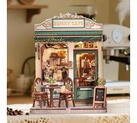 Maison Miniature Café Sunny DIY - 233 pièces et éclairage LED