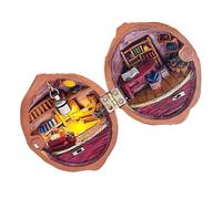 Maison miniature en résine pour adultes - 6 cm - Bibliothèque en coquillage de noyer, scène créative 3D, modèle de maisons de poupées faites à la main | Kit d'artisanat artistique pour adultes