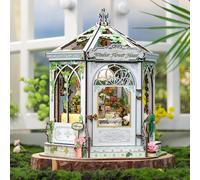 Maison Miniature Maison des Fleurs Windsor DIY - 235 pièces et éclairage LED