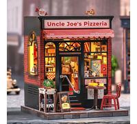 Maison Miniature Pizzeria d'Oncle Joe DIY - 236 pièces et éclairage LED