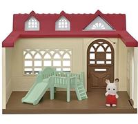 Maison miniature - SYLVANIAN FAMILIES - La Maison Framboise - Pour bébé - Marron - Rouge, marron et beige