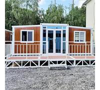 Maison minuscule durable de conteneur pliable de haute performance pour tous les terrains, maisons préfabriquées à vendre