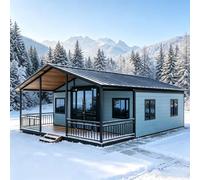 Maison modulaire de petite maison de conteneur de maison préfabriquée | Maison moderne avec chambre à coucher, salle de bain et cuisine, parfait pour la vie familiale, la location ou l'espace de