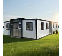 Maison modulaire pour adultes - Assemblage en 30 minutes - Maison modulaire avec chambre et salon - Maison préfabriquée pour une utilisation par tous les temps - Petites maisons mobiles pour vivre