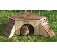 Maison Nature avec rampe pour rongeurs - 37x37x16cm - KERBL