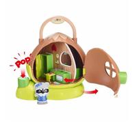 Maison Noisette Klorofil - VULLI - Pour Enfants de 18 Mois et Plus - 3 Parties Mobiles - Multicolore