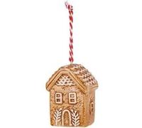 maison pain d'épices céramique 5.8x4.3x8cm marron - modèle aléatoire - générique apf648140