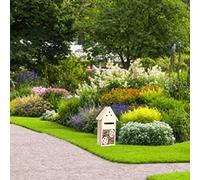 Maison Papillon, Jardin Extérieur en Bois Insectes Abed House Abed House Cowbug Insec Room Salon Nidsting Box Décoration for Bees Pungs Butsflies Niche (B)