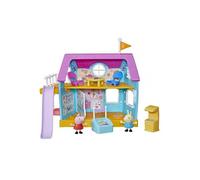 Maison Peppa Pig et ses amis avec sons et Jeux exterieurs 11 pieces - Figurines et accessoires - Set Jouet enfant et carte