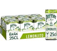 MAISON PERRIER CHIC Boisson Gazeuse Sans Alcool Lemonjito - 6 packs de 4x25cl