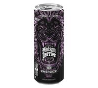 Maison Perrier ENERGIZE Mûre Boisson énergisante pétillante - Lot de 24 canettes slim 25 cl