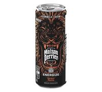 Maison Perrier ENERGIZE Pêche Boisson énergisante pétillante - Lot de 24 canettes slim 25 cl