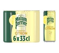 MAISON PERRIER Forever Boisson gazeuse aromatisée au citron 6 x 33 cl