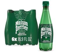Maison Perrier Ultimate Sparkling Water Lot de 6 bouteilles d'eau en plastique de 50 ml