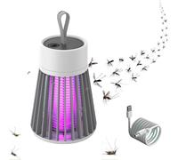Maison Plaisir ZenoTrap - Adieu Les nuisibles Lampe Anti Moustique Portable, Tue Mouche Electrique USB Rechargeable, Piège à Mouche Efficace pour Intérieur et Extérieur, Mini Lampe