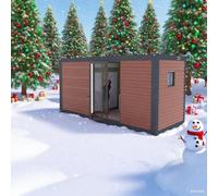 Maison pliable portable, assemblage rapide, petite maison préfabriquée idéale à vendre, parfait pour les adultes
