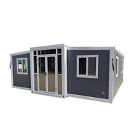 Maison pliante moderne pour salle de séjour - Design préfabriqué léger et solide pour un confort tout au long de l'année - Maison pliante portable pour les amateurs de plein air - Compact, durable et