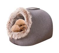 Maison portable pour animaux de compagnie - Grotte d'hiver semi-fermée pour chats et chiens à l'intérieur - Maisons de lit pour animaux de compagnie pour camping, salon, chambre à coucher, balcon,
