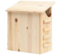 Maison pou chauve souris Bois de sapin massif 30x20x38 cm