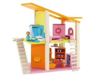 Maison poupée en bois Loft Moderne avec meubles Sevi 1831 - Jouets 4