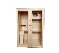 Maison pour animaux de compagnie Maison pour animaux de compagnie Cage pour chat Villa Armoire pour chat Maison pour chat Maison pour chat Intérieur Personnalisé Gratuit Trou de chat Porte Nid de chat