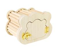 Maison pour animaux de la forêt - Petite structure de retraite Cozys - Habitat naturel de créatures vivantes - Décoration de nidification | Structure Woodlands Lodges pour hamsters, souris, animaux de