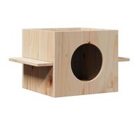 Maison pour chat 51x35x30 cm bois de pin massif