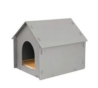 Maison Pour Chat Abri Clos Étanche Avec Tapis Intégré | Niche Pour Chats Extérieure Résistante Aux Intempéries Pour Le Sommeil En Hiver Maison Animal Patio Jardin Arrière-Cour
