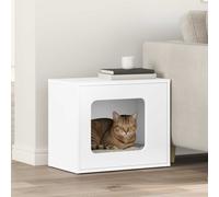 Maison pour chat Bois d'ingénierie Mobilier animaux Espace intérieur vidaXL vida