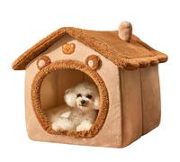 Maison Pour Chat Confortable Doux Fermé Chien Lapin Petits Animaux | Lit De Sommeil Moelleux Et Chaud Pour Petit Animal Moelleux Fermé Chat Lapin Chien Petit Animal Lit Grotte Hiver Intérieur